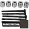 Ekena Millwork Exterior Dummy Roller Series Wall Mount Kit Bronze Texture, PK 5 GB6004EMBZ - alternate 1